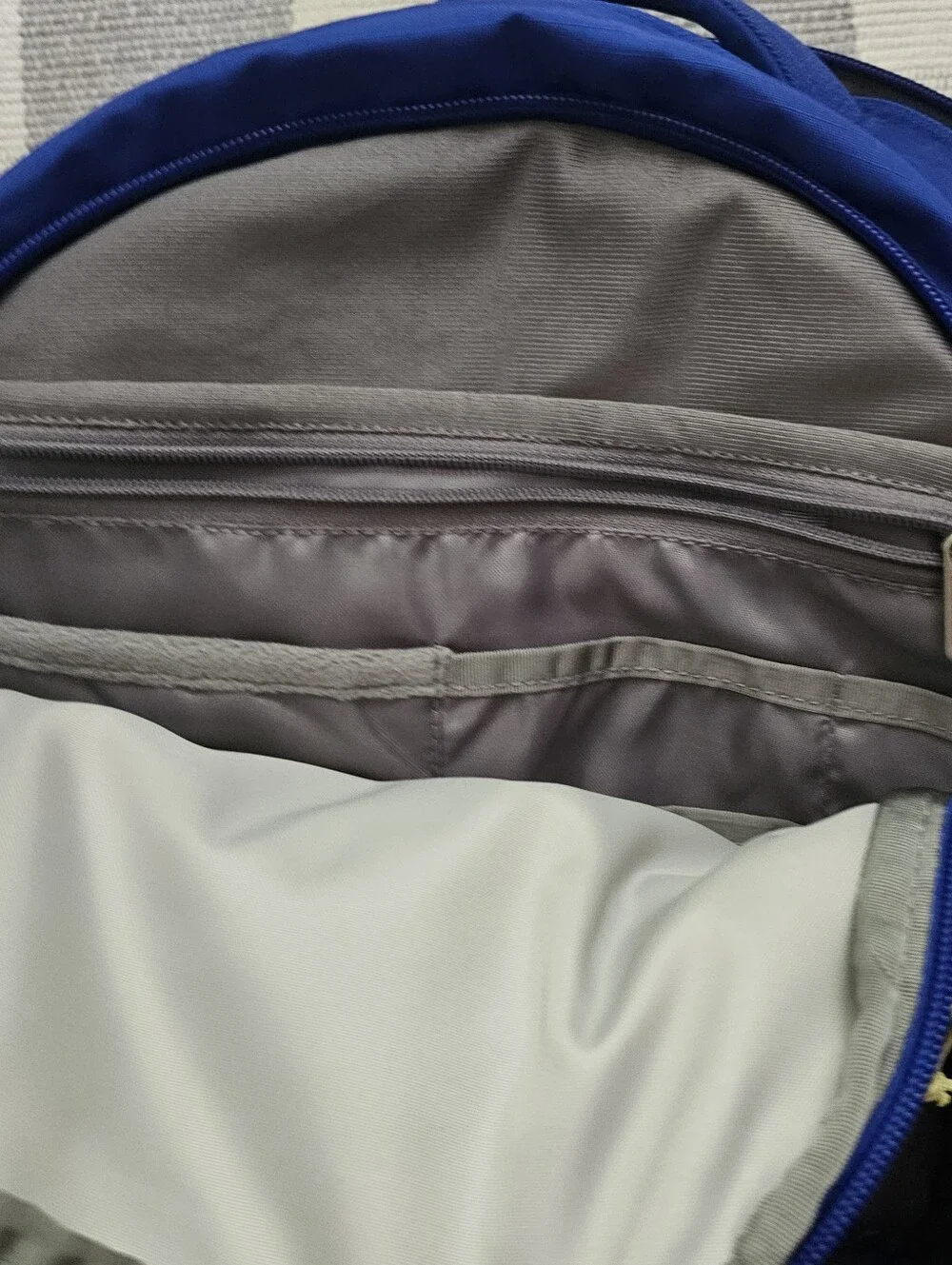 The North Face Blue and Orange Men's Hiking Backpack
